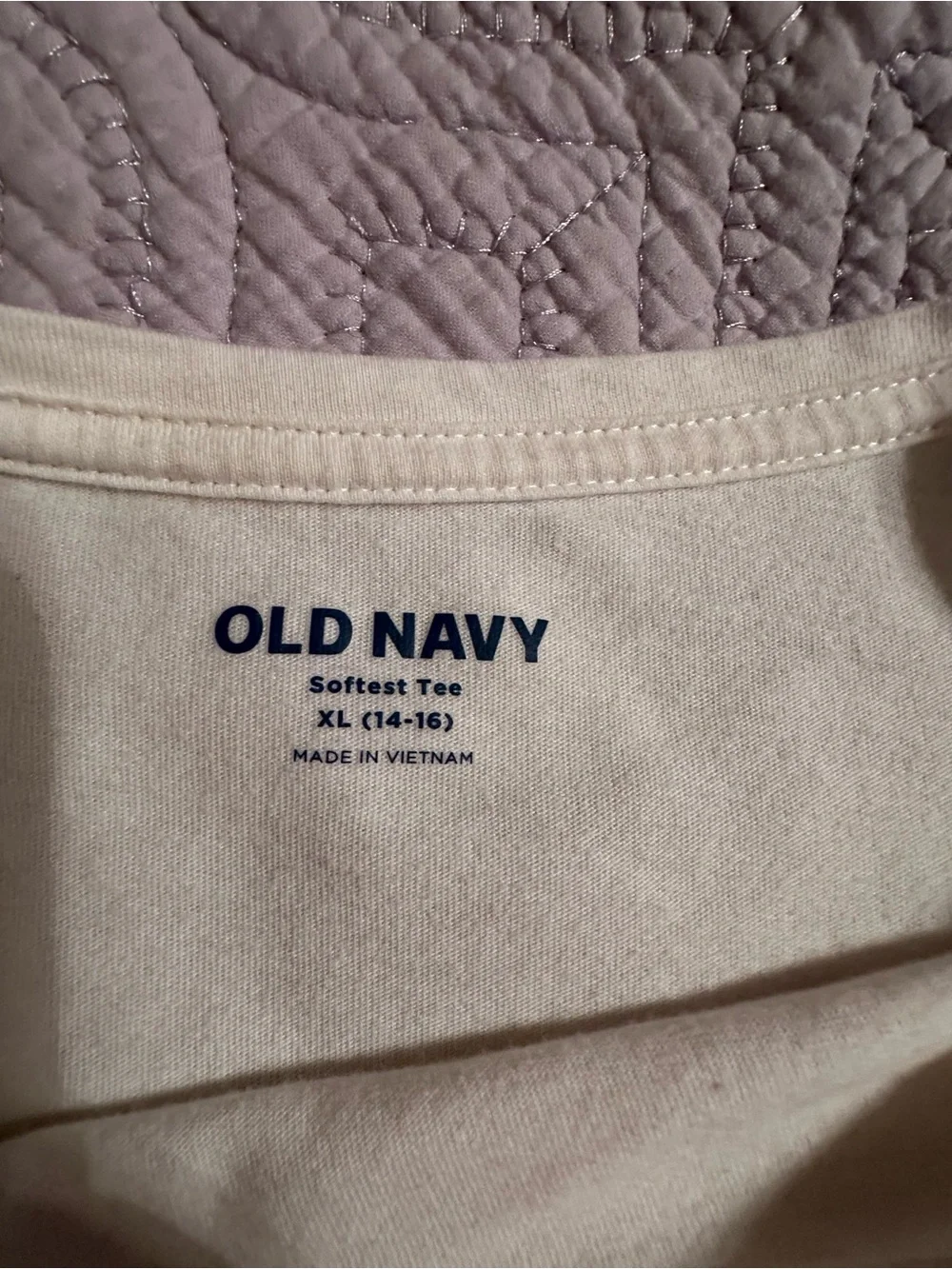 Old Navy Girls XL (14-16) Long Sleeve Crew Neck Cotton Tee Cat /Star Print